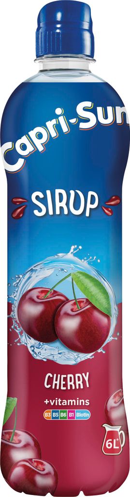 Capri Sun Sirup Kirsche mit Vitaminen und Kirschgeschmack Produktbild 