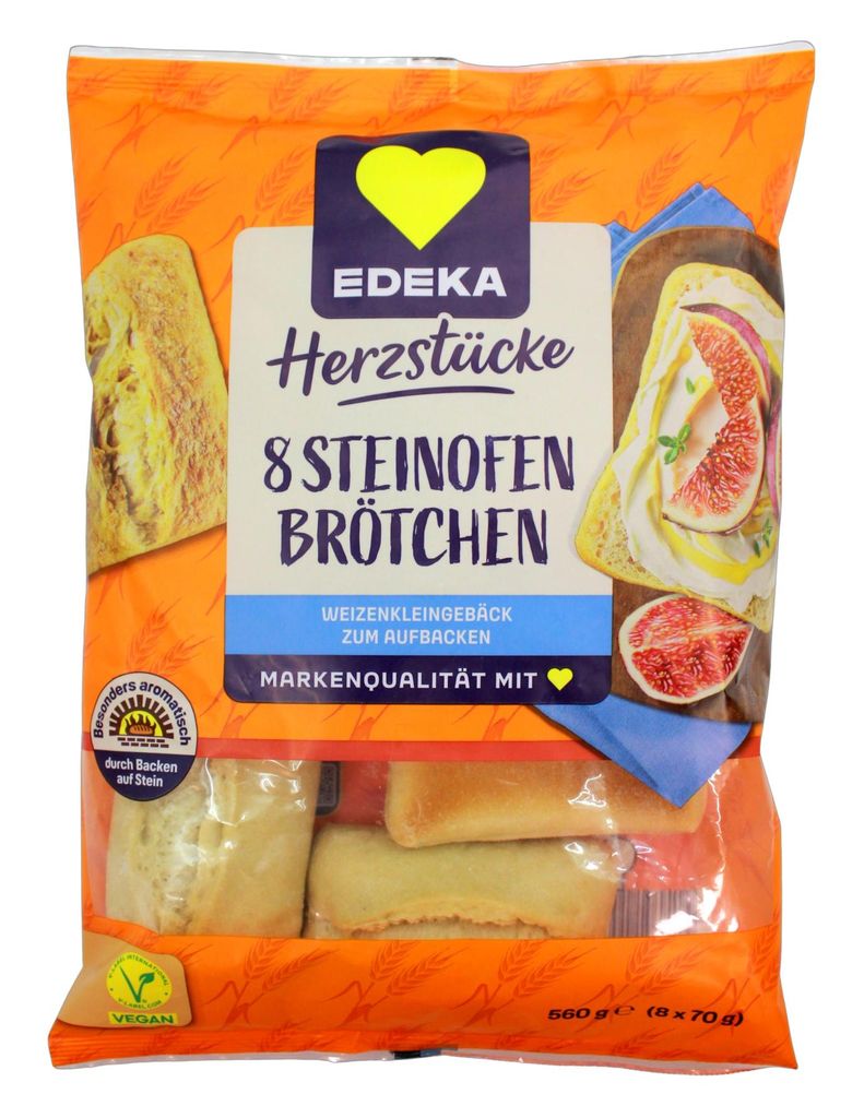 Herzstücke 8 Steinofenbrötchen, 12er Pack (12 x 560g Produktbild 