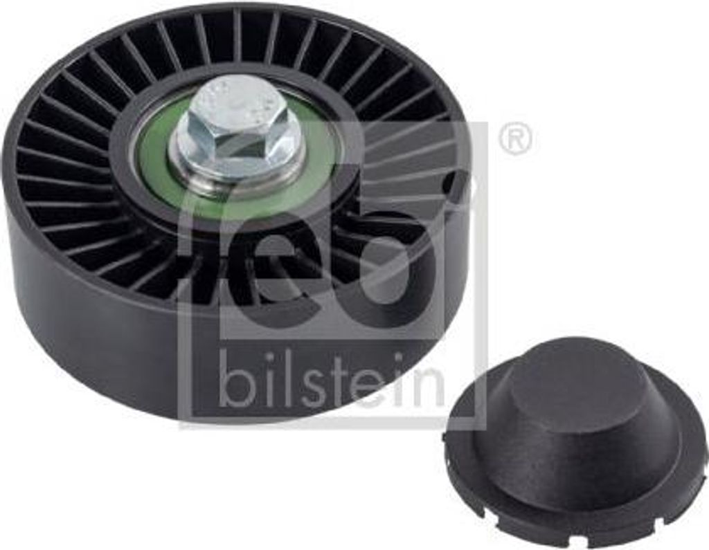 FEBI BILSTEIN 30120 Umlenk-/Führungsrolle, Keilrippenriemen OE 11287535860 kompatibel mit C-Klasse, Megane, Sera, Kangoo, Cima, Fiesta, Focus, Glo...