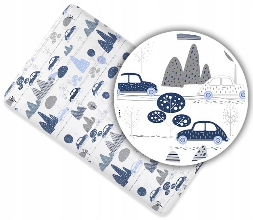 Spannbettlaken für Kinderbett 60x120 cm - 100% Baumwolle - Produktbild 