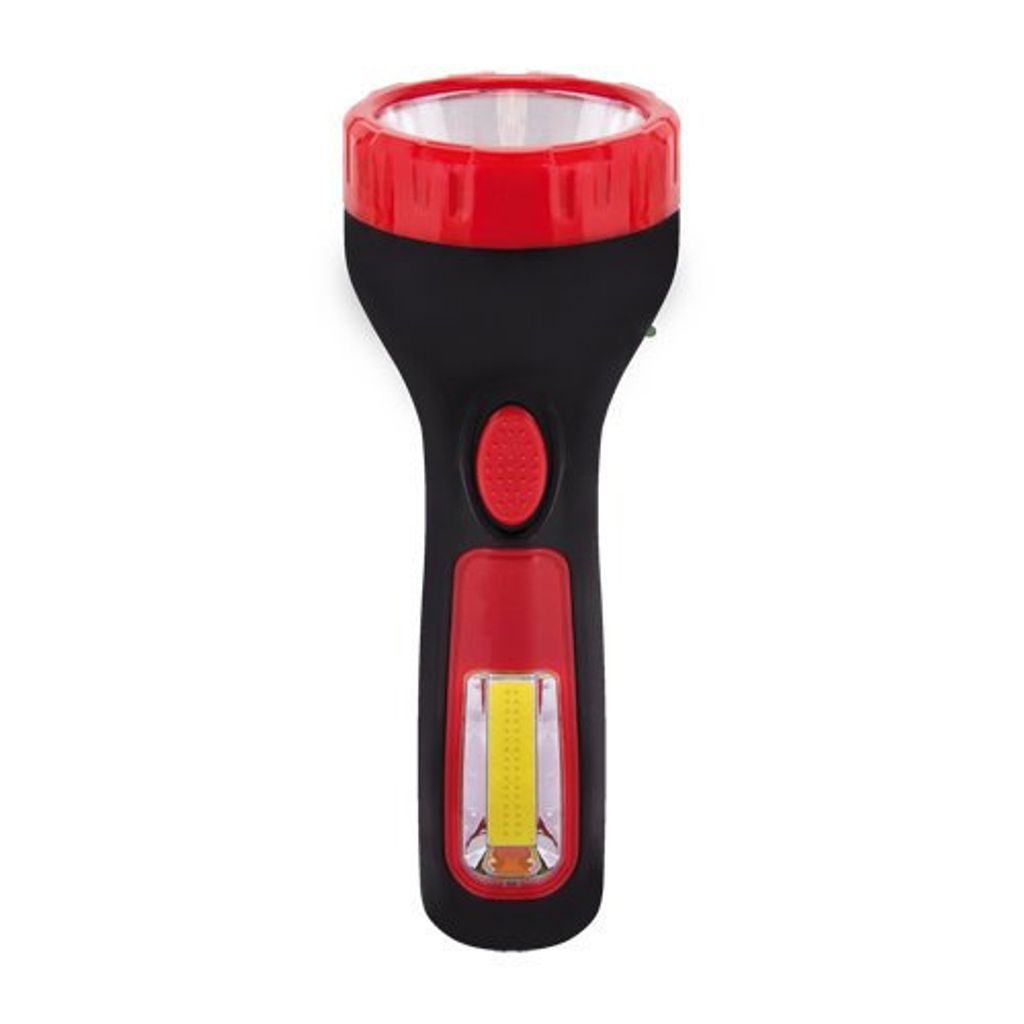TRAPER LED dobíjecí svítilna 1W + 3W IP44 červená černá Obrázek produktu 