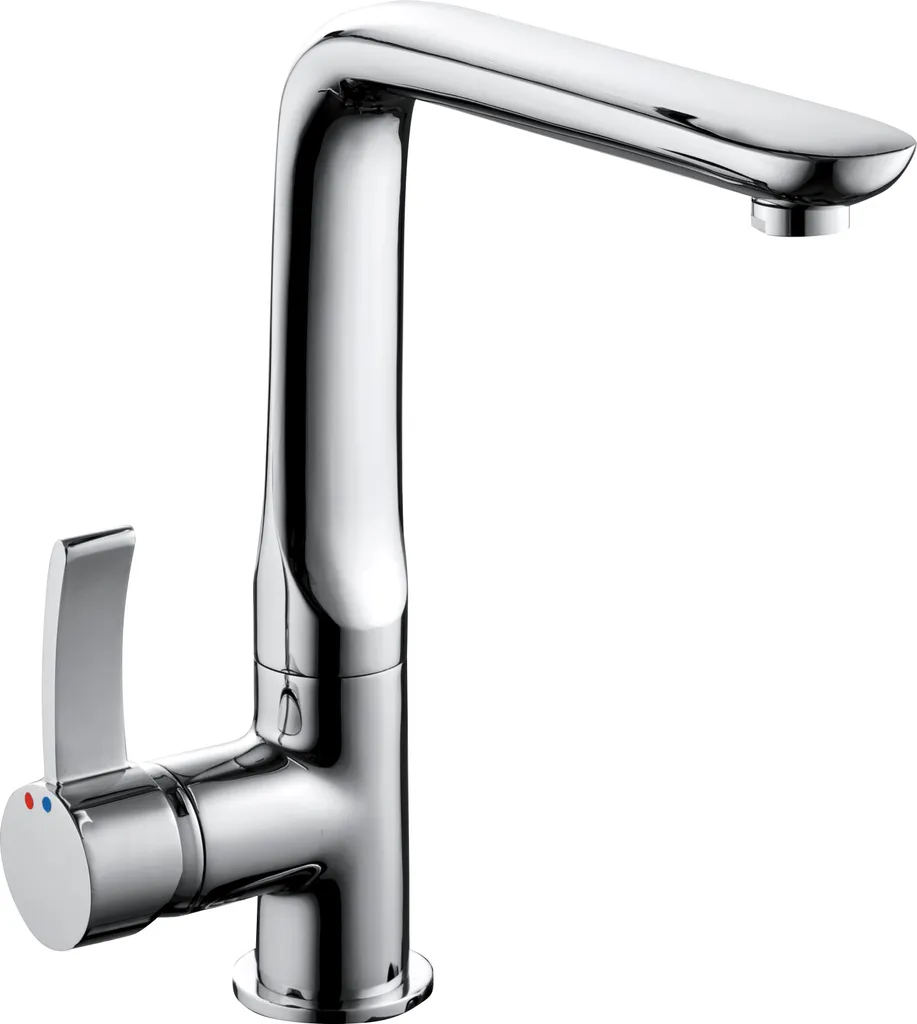 Robinet cuisine chrome KFA Malachit avec bec orientable et débit stable - 3