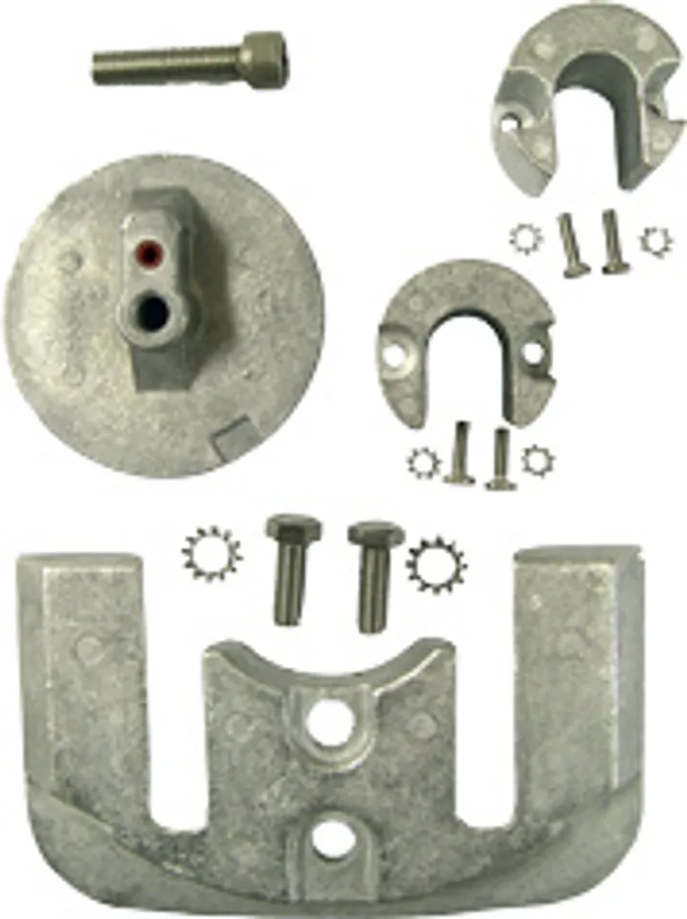 Anode embase aluminium Allpa Navalloy Bravo-2 et Bravo-3 de rechange
