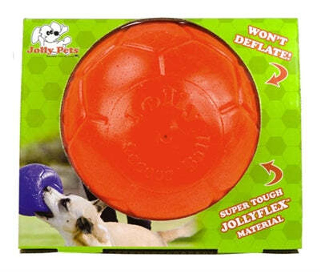 Jolly Pets Fuball Hundespielzeug 20 cm Rot L