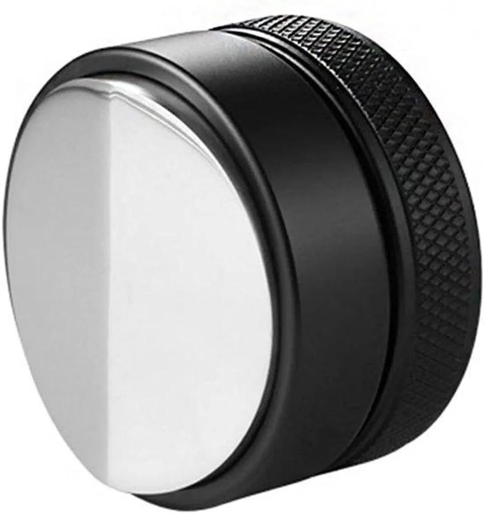Tasse-café noire avec fond plat pour tassage précis de la mouture - 180ml