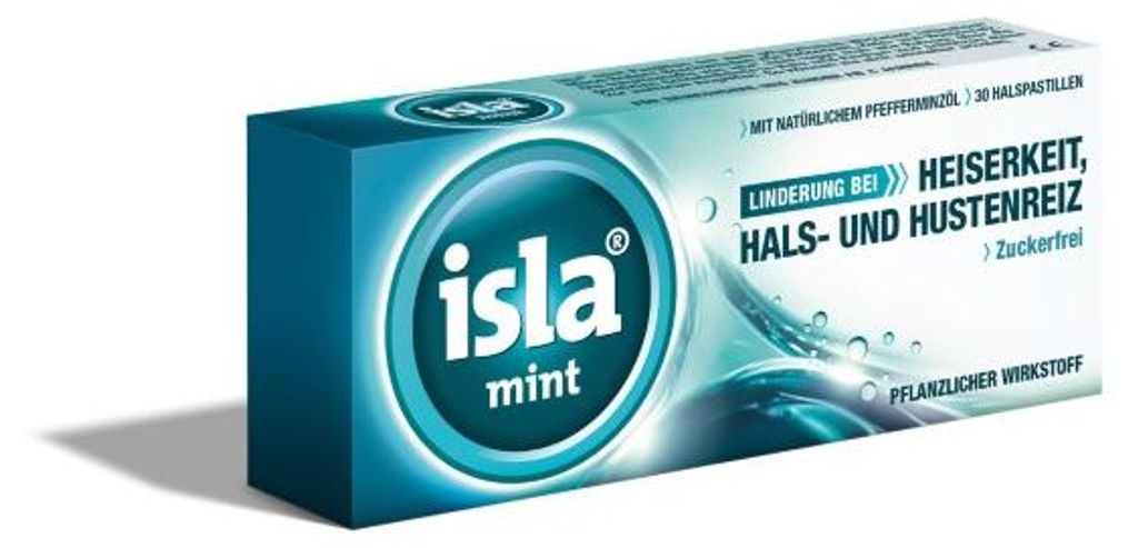 isla mint Halspastillen, 30 St. Pastillen