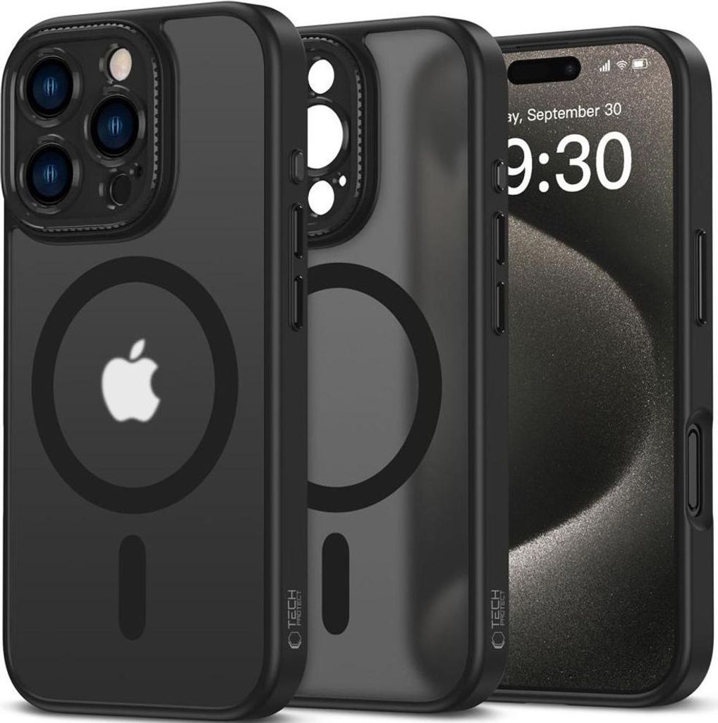 Tech-Protect Magcam Magsafe Iphone 16 Pro Nero opaco Immagine del prodotto 