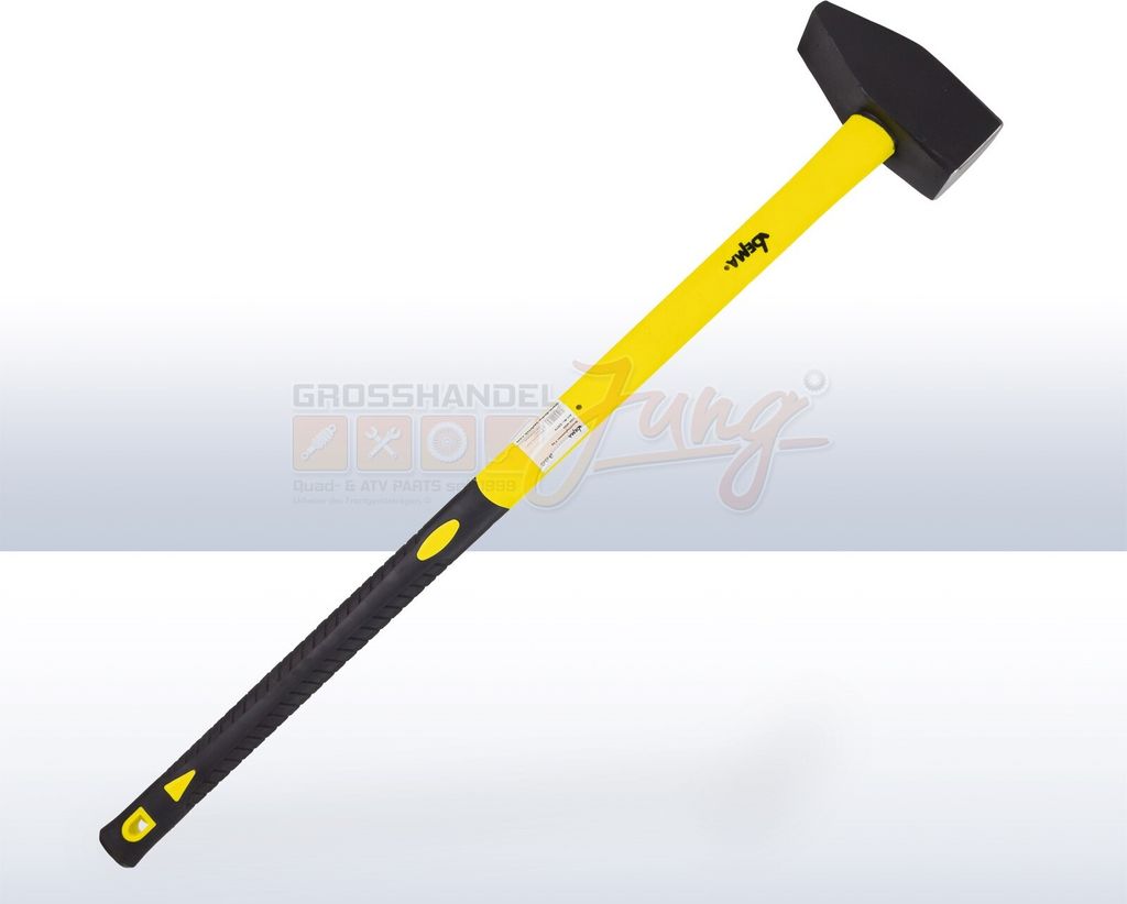 Hammer mit Fiberglasstiel 90 cm 4 kg