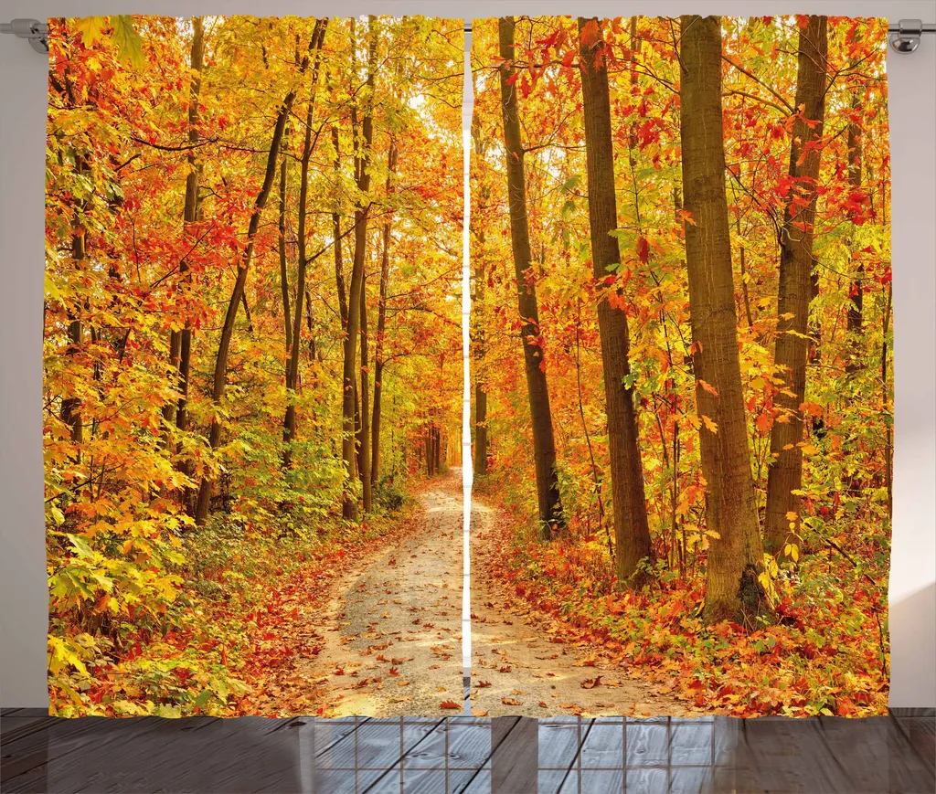 Rideaux universels pour masquer le vis-à-vis style rustique et forêt