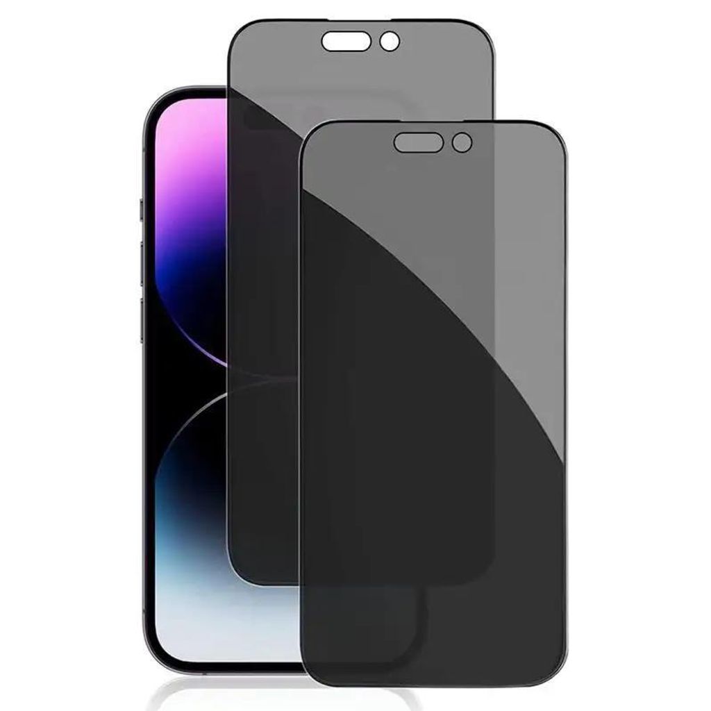2x Sichtschutz Schutzglas für iPhone 16 Pro Max 9H Produktbild 