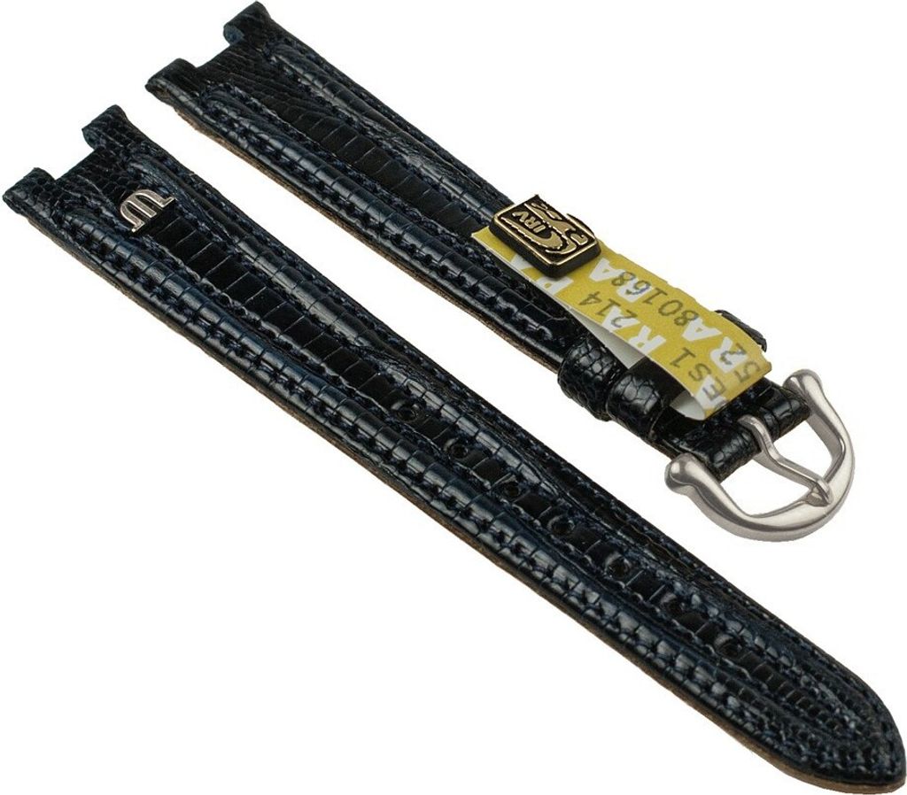 Maurice Lacroix für Calypso / Scala Uhrarmband Teju-Wulst Blau Leder, Stegbreite:14mm