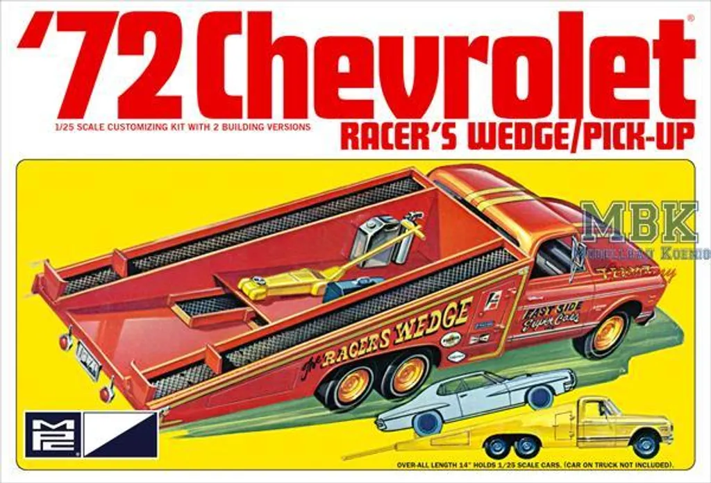 Chevrolet Racers 1972 Mercredi - Édition 125 avec Finition de Précision