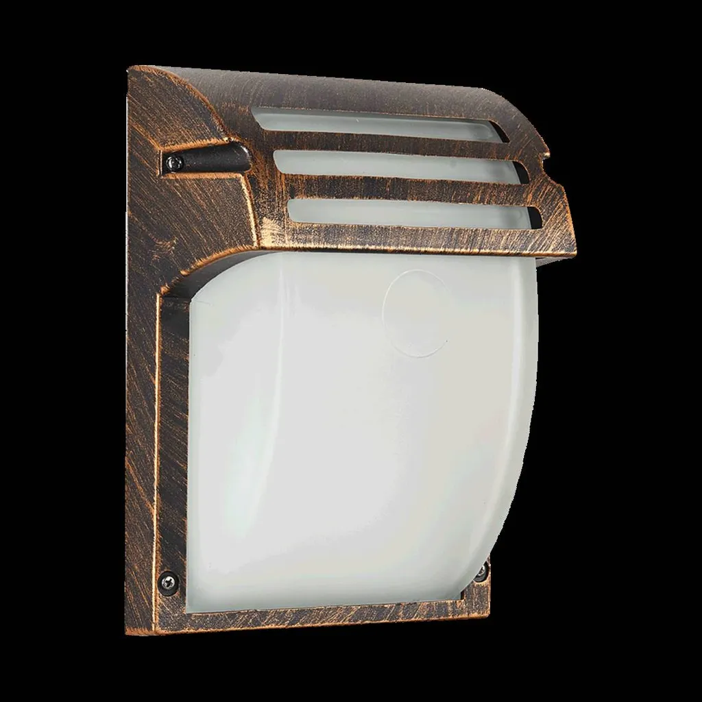 Applique Amalfi IP44 aluminium rustique intensité variable douille E27