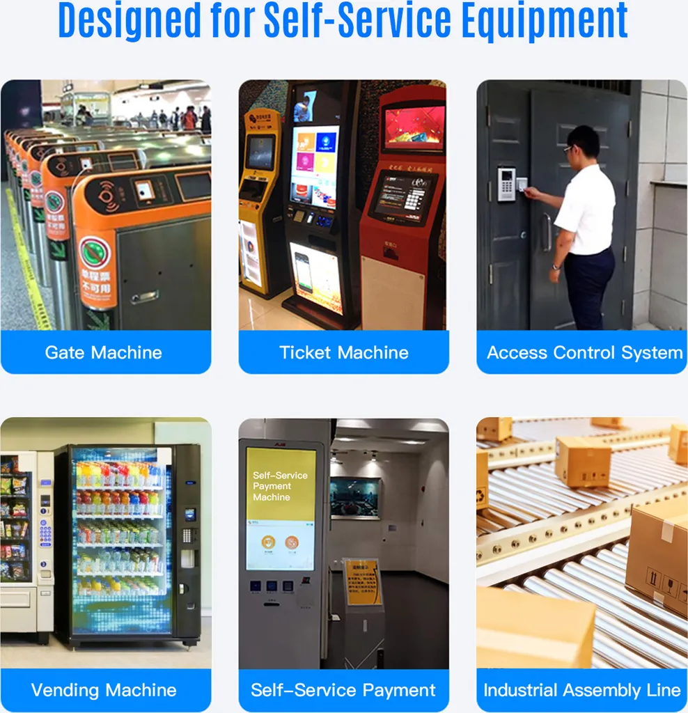Scanner code-barres pour machine de contrôle de billets et transport