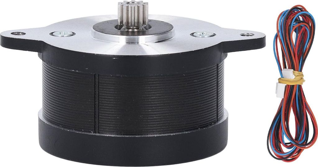 36-mm-Schrittmotor, 10-Zahn-Getriebe, 1,8¡ã, 2-phasig, rund, für 3D-Drucker-Extruder, passend für Ender 3V2 PRO und CR10 HGX Extruder