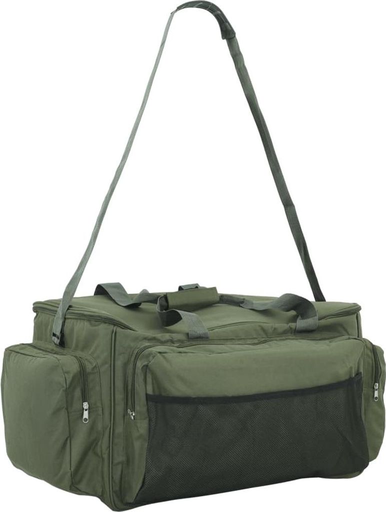vidaXL Angeltasche Wasserdicht Dunkelgrün Oxford-Gewebe