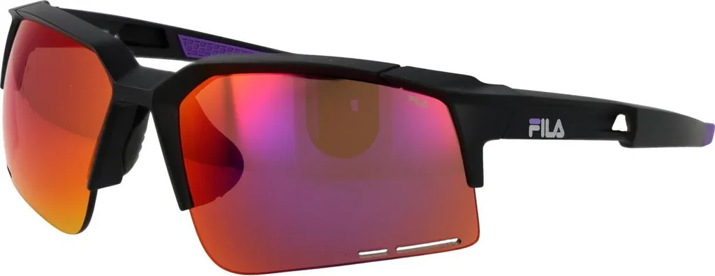 Lunettes de soleil Fila SFI515 Verres Larges 67mm - Noir Mat Confortable