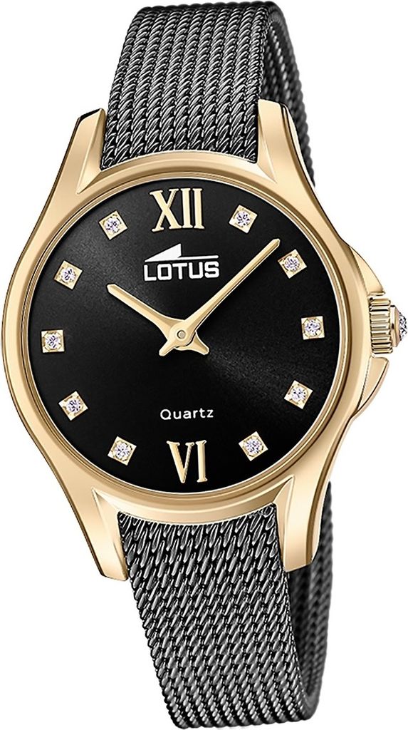 Lotus Edelstahl Damen Uhr Armbanduhr grau Elegant Classic D2UL18825/1