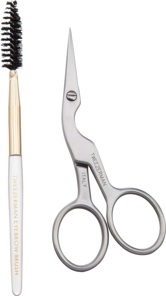 Tweezerman, Augenbrauenschere und -bürste, 1 Set
