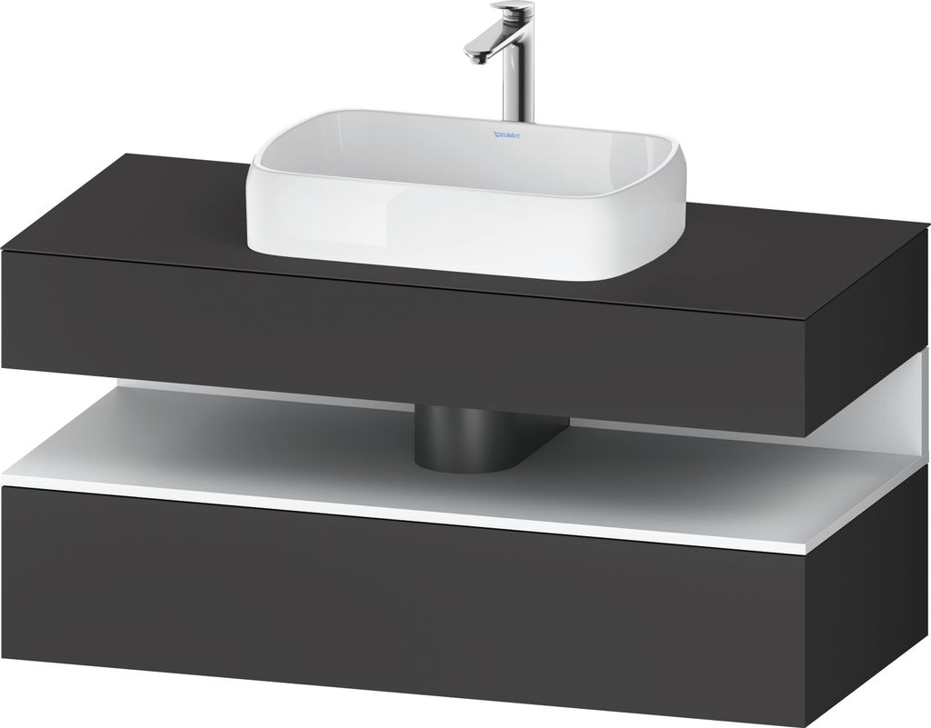 DURAVIT QA4732018490000 QAT KWTU WH Eck 1200x550x600 Gt Mt. Produktbild 