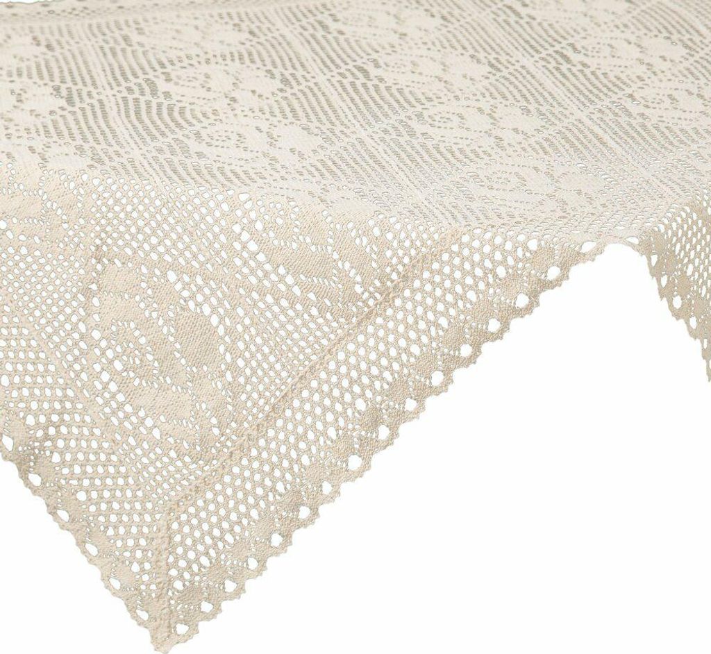 Eurofirany 478222, Rechteckig, Hellbeige, Baumwolle, Produktbild 