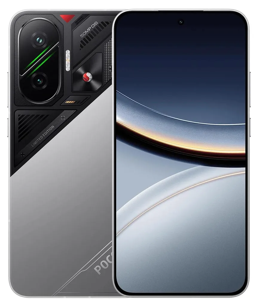 Smartphone Xiaomi POCO F7 5G Cyber Argent - Téléphone Mobile 12Go 256Go