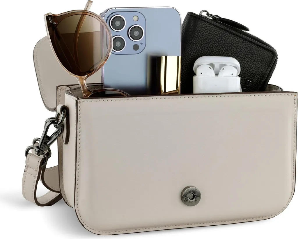 Borsa Bugatti Zita Beige - Tracolla Donna in Eco-Pelle di Qualità - 5