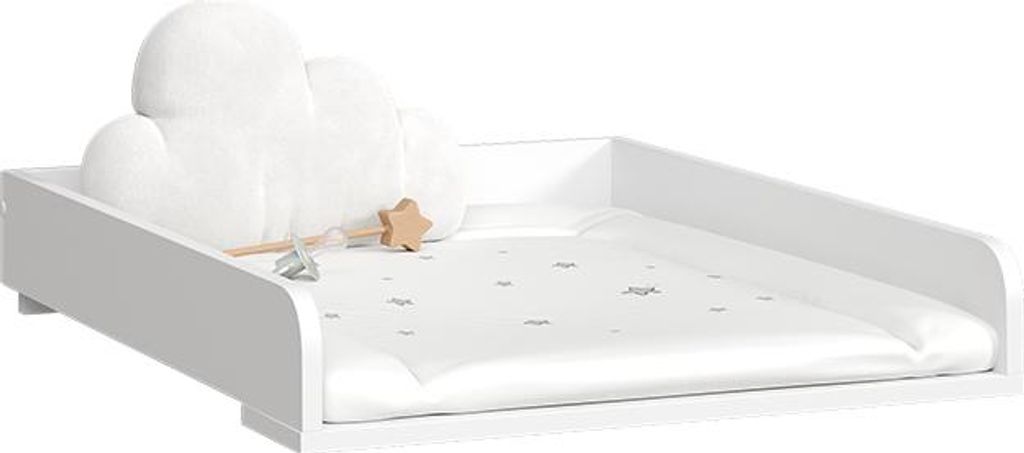 Wickelaufsatz Livinity Paolina Weiß 60 x 12.6 cm, Model Produktbild 