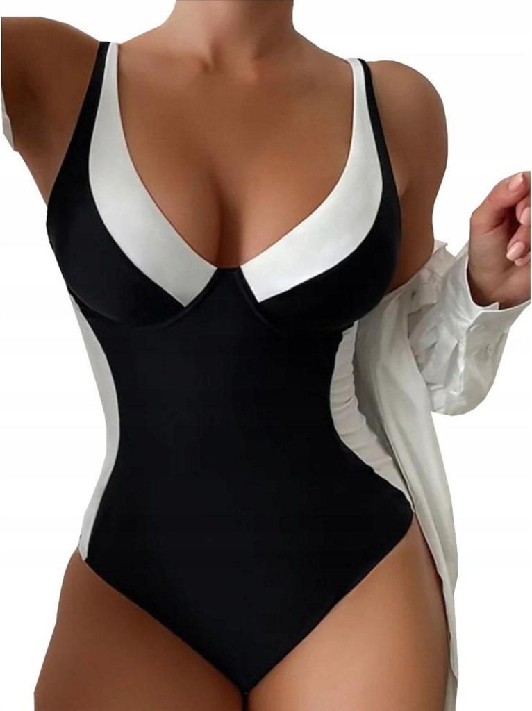 Schlank machender Badeanzug - Damen - Strandmode - Produktbild 