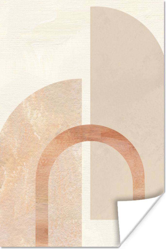 MuchoWow Poster Marmor - Design - Rosa 40x60 cm - Plakate für die Wand - Poster Babyzimmer