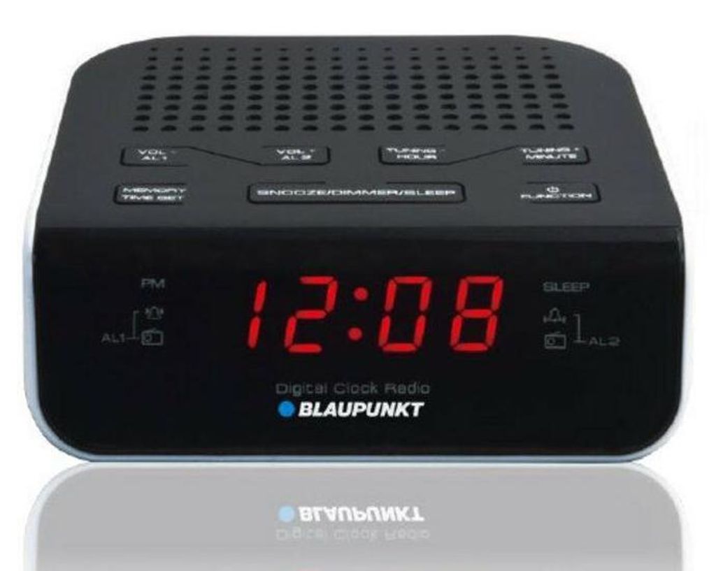 Blaupunkt CR5WH, Uhr, FM, PLL, Schwarz, Weiß, AA, 1,5 V, 50 Produktbild 