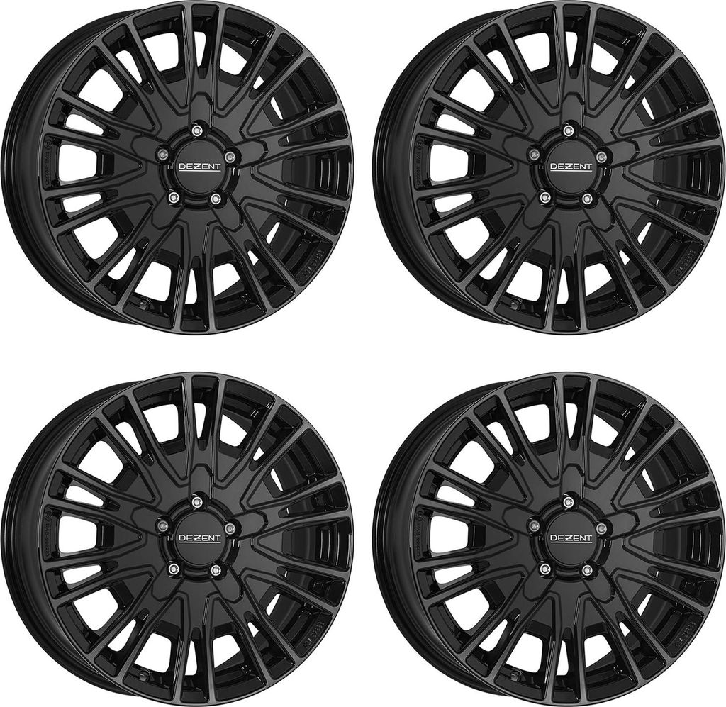 4 Dezent KE black Felgen 6.5Jx16 5x118 für Peugeot Boxer