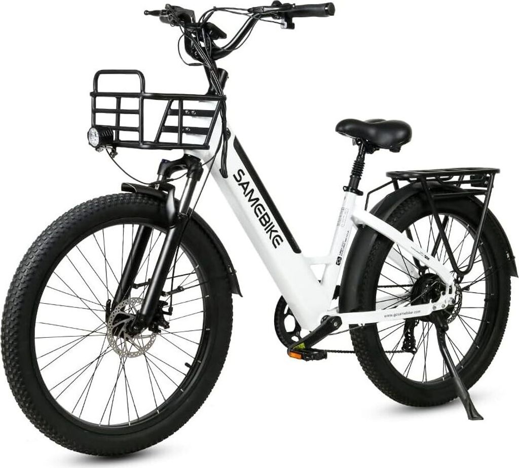 26" Elektrofahrrad Ebike 48V14AH Shimano 7-Gang City Produktbild 