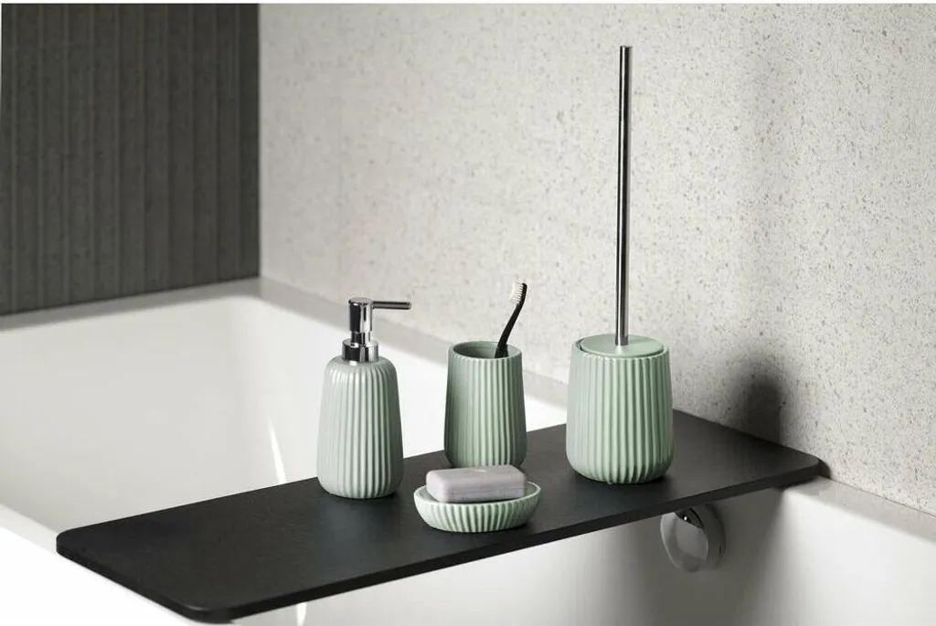 Scopino WC Gedy Marika Verde Salvia 45cm - Ceramica Alta Resistenza