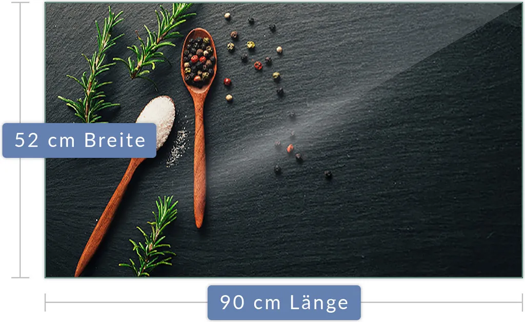 Piastra di copertura del piano cottura Piastra di copertura del piano cottura in ceramica 1 pezzo 90x52 Grigio Protezione