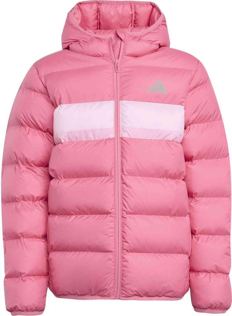 Adidas Coat JL7433 in PNKFUS/CLPINK/TRUPNK color size 9-10 años