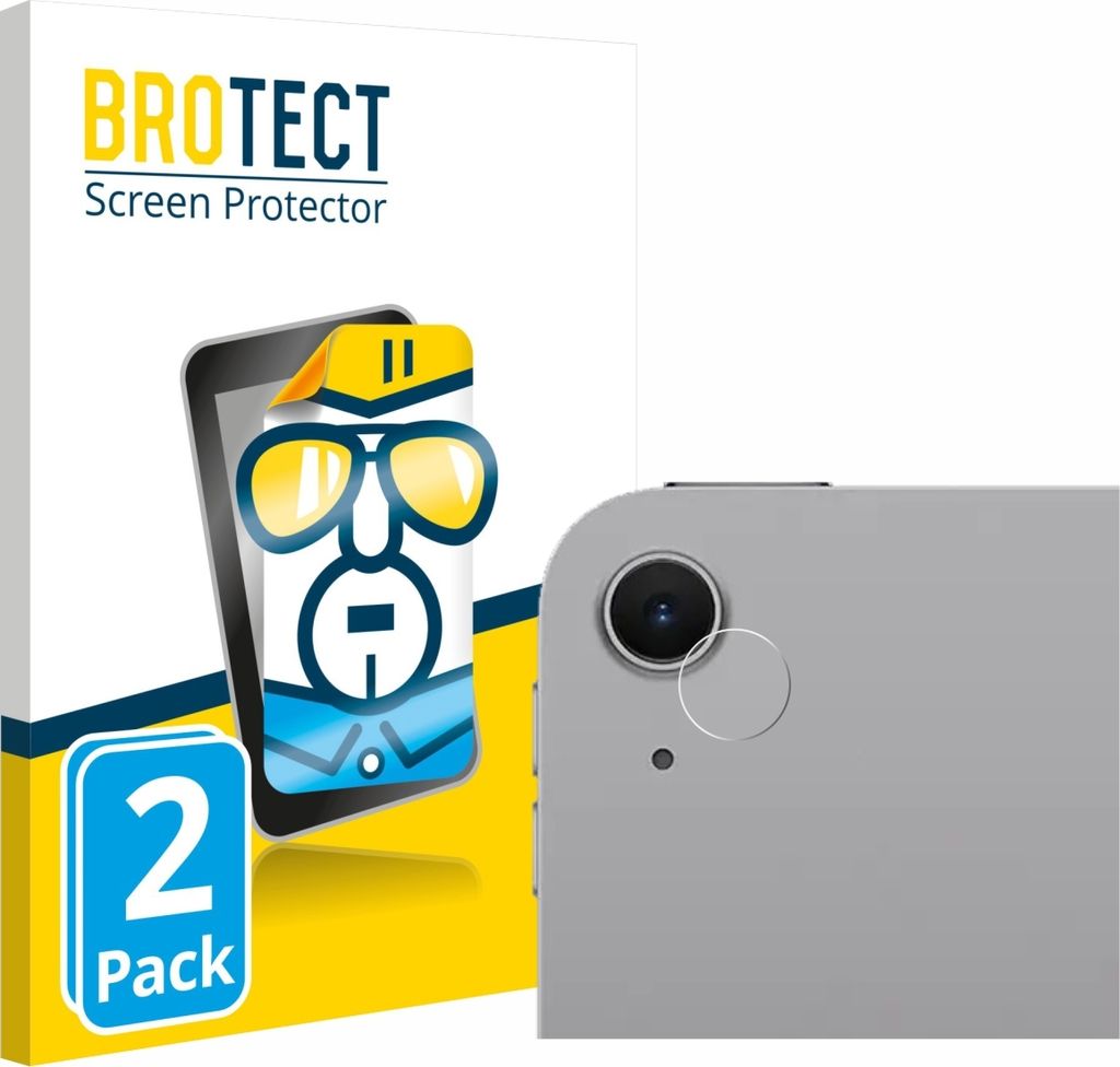 2x Für Apple iPad Air 11" M3 WiFi 2025 (NUR Kameraschutz) Schutzfolie BROTECT Displayschutz Display Schutz Folie Klar Transparent