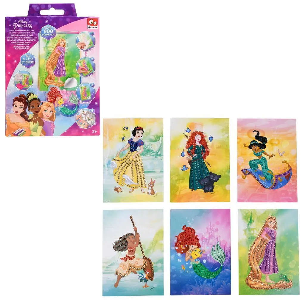 Idee Regalo Bambina: Adesivi Diamante Disney per Feste e Compleanni