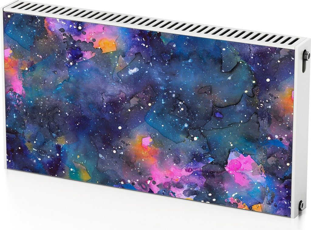 Helle Flecken – Magnetische Heizkörperabdeckung – 110x60 cm – Magnet Heizkörperabdeckung – 3D Würfel – Heizkörperverkleidung – Magn...
