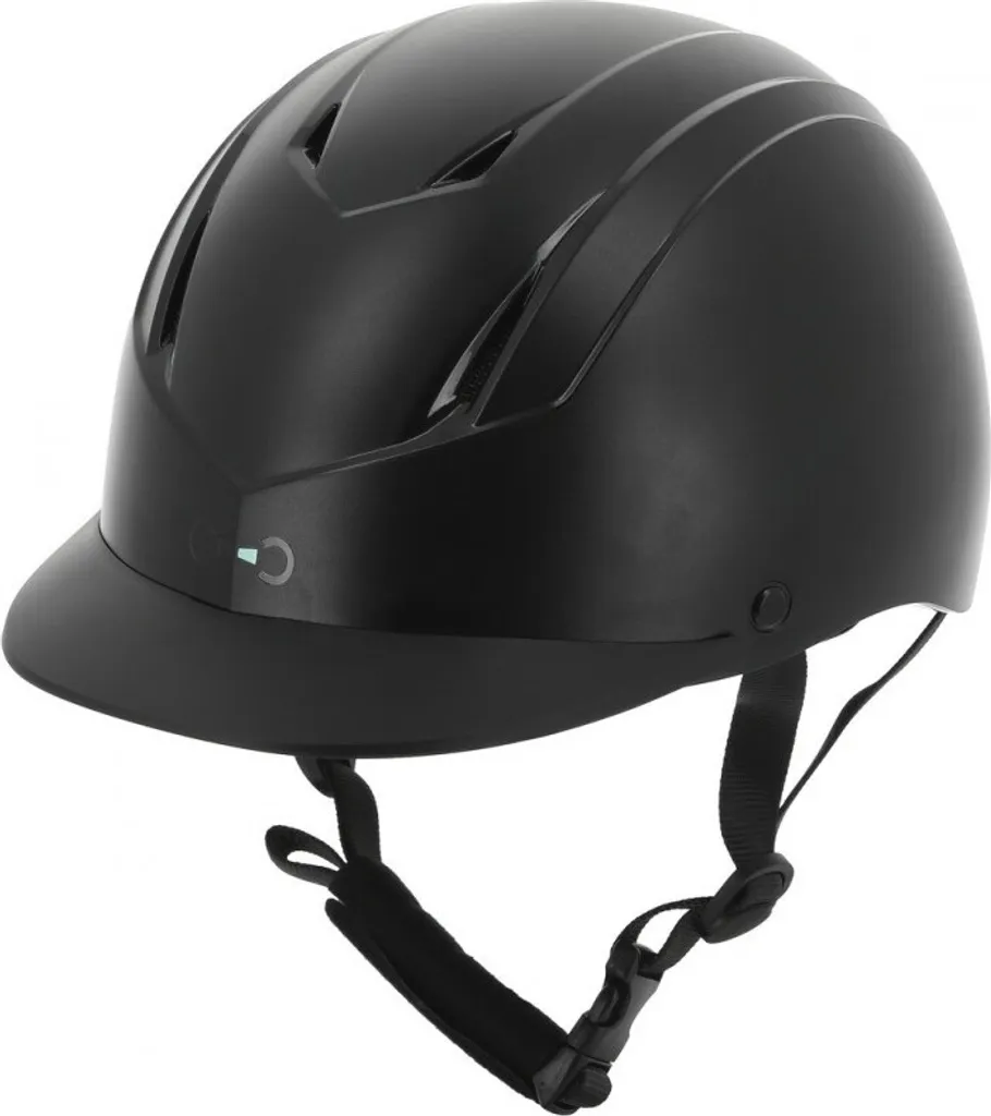 Casque d'équitation Topy Ekkia Riding World Noir en Taille 48-52 cm