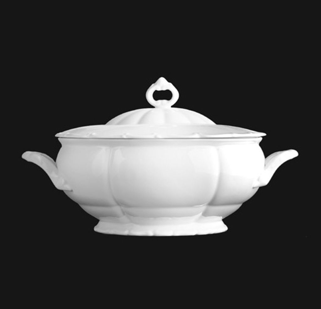 Assiette creuse 3,00 l, porcelaine blanche, Vérone, G. Image du produit 