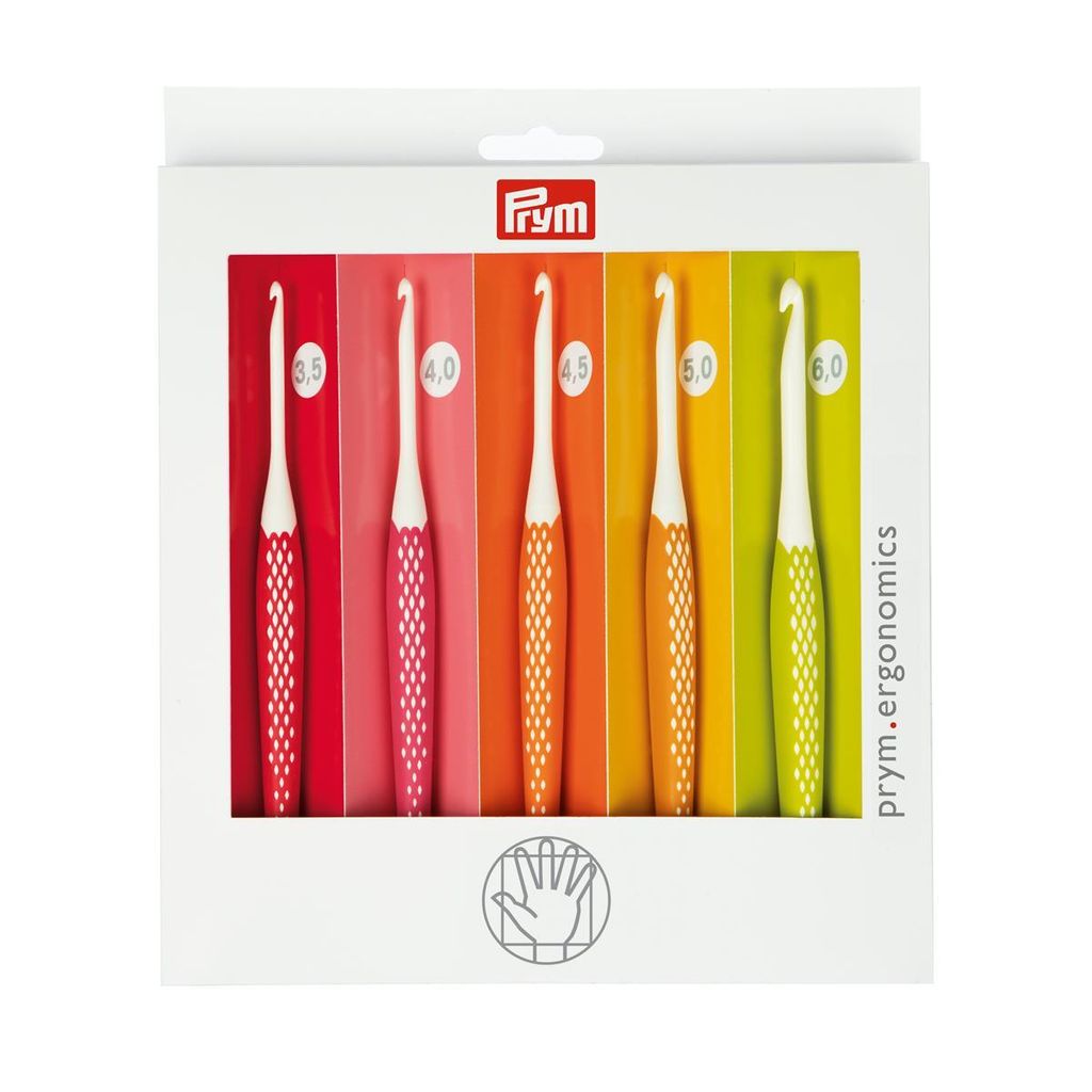 Prym Wollhäkelnadel Set bestehend aus 5 Häkelnadel Produktbild 