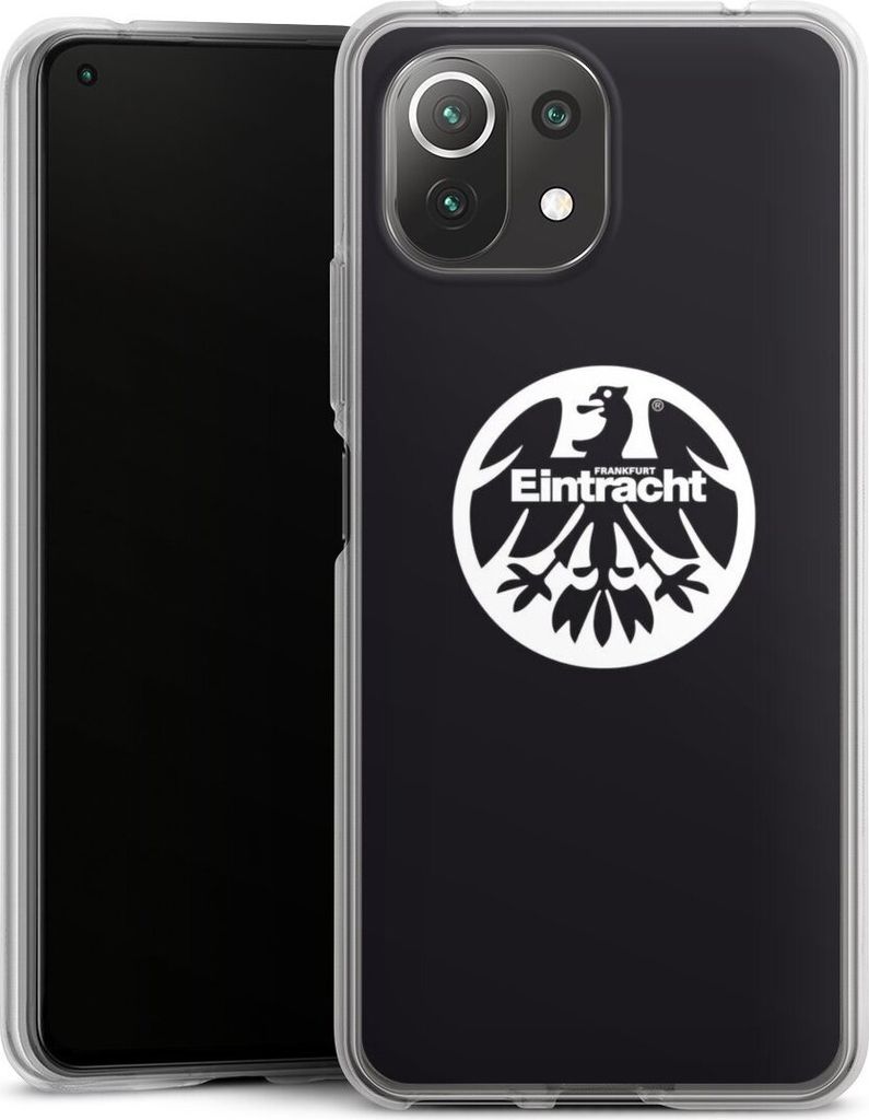 DeinDesign Handyhülle für Xiaomi Mi 11 Lite Silikon Hülle Case Smartphone Schutzhülle Adler Eintracht Frankfurt Logo