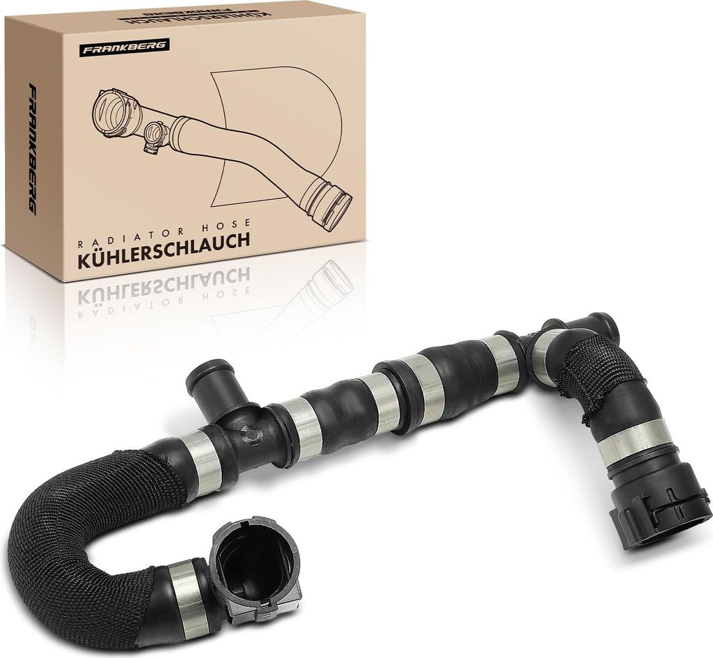 Frankberg 1x Kühlerschlauch Kühlwasserschlauch für Audi A6 4F2 Avant 4F5 2.0L 2005-2011