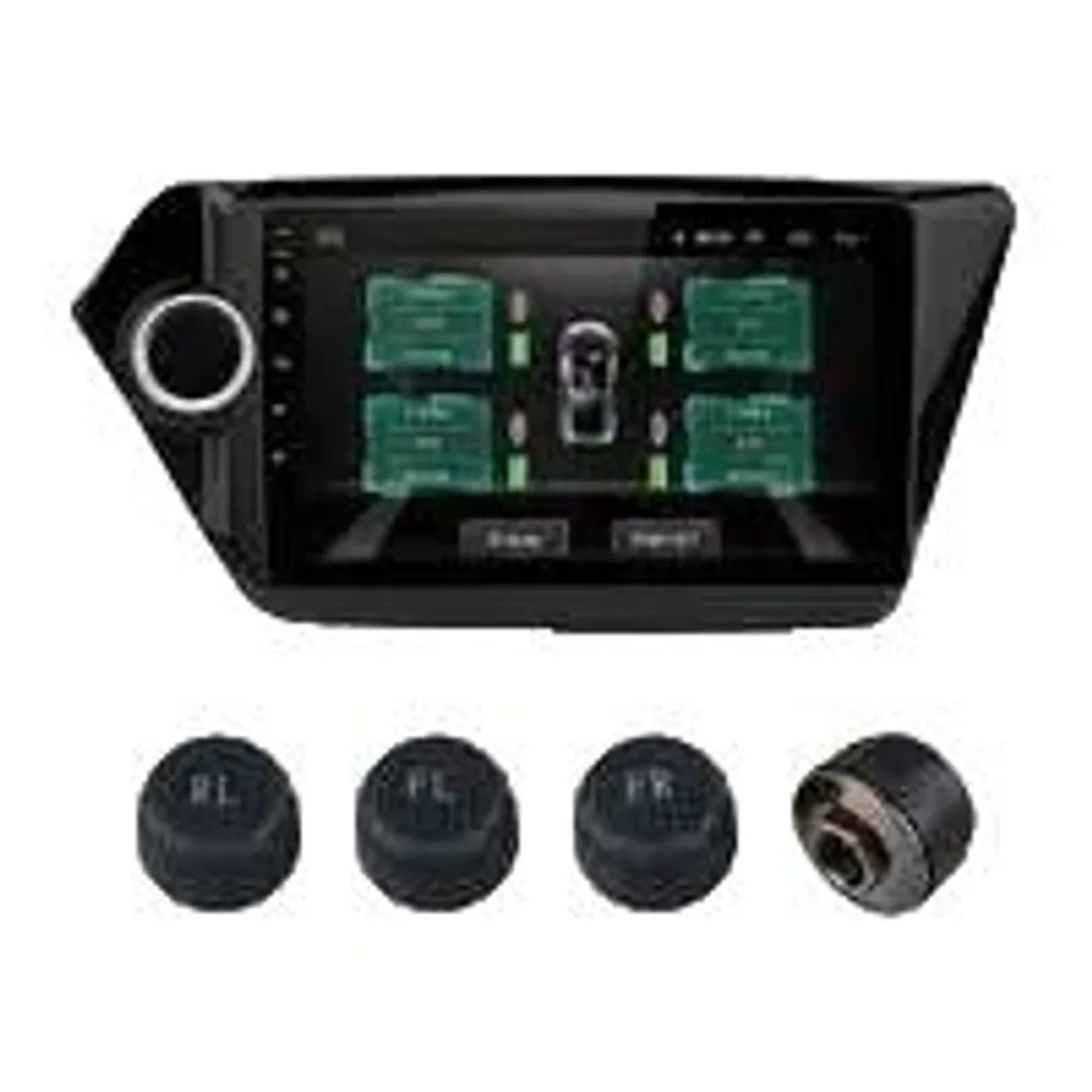 Monitoraggio Pressione Pneumatici TPMS Auto: 4 Sensori Esterni Precisione - 1