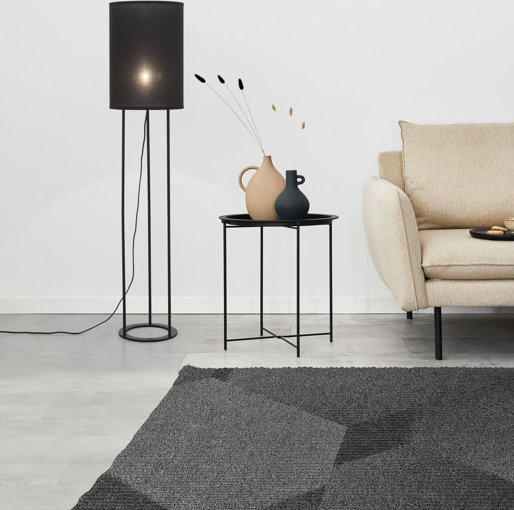 Nova Luce LEITH Stehlampe E27 Schwarz 135x30cm 9043301