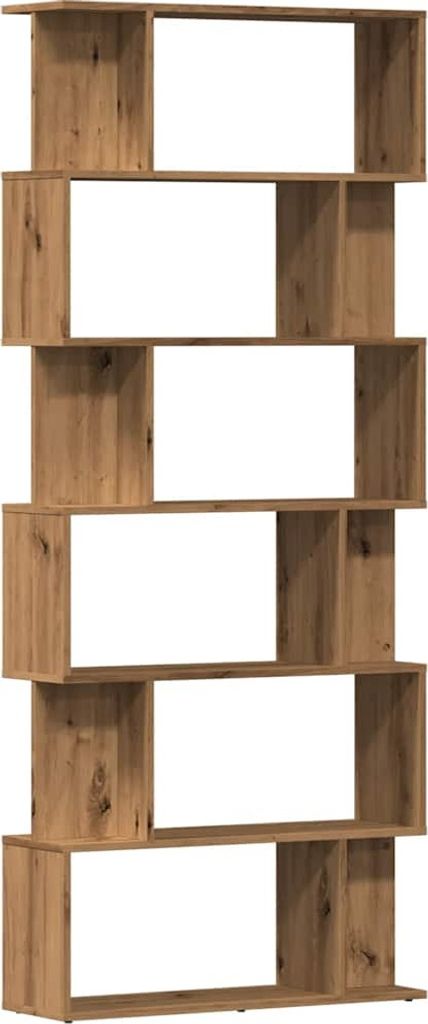 Bücherregal Artisan-Eiche 80x24x192 cm Holzwerkstoff
