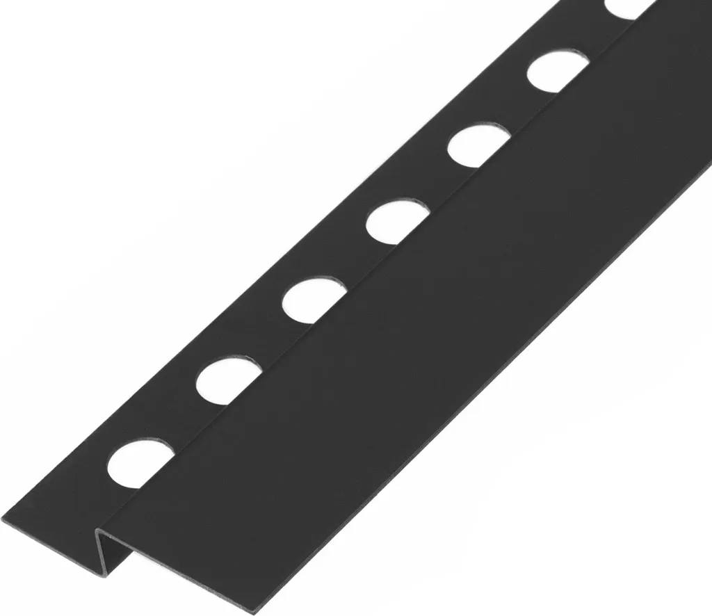 Pannello per Piatto Doccia Rea 130cm Nero | Rifinitura in Acciaio AISI 304