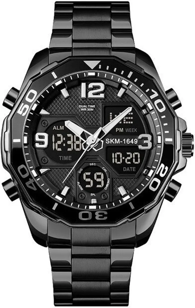 Montre Homme SKMEI Finn Noire - Durable, Lisible et Design KP23754