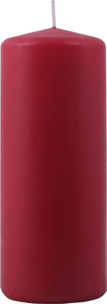 Diana Candles Stumpenkerze rubinrot Höhe 20 cm, Ø 6,8 cm